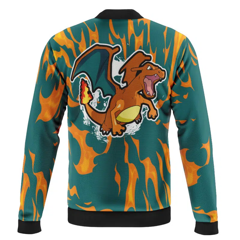 Charizard Trippy Pokemon Casual Bomber Jacket