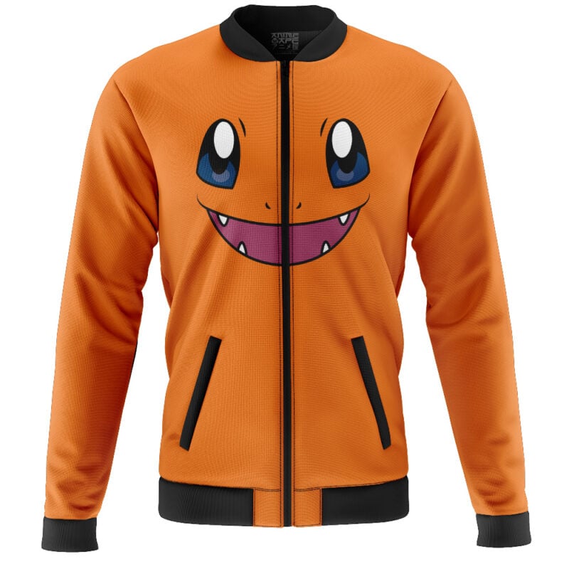 Charmander Face Pokemon Casual Bomber Jacket