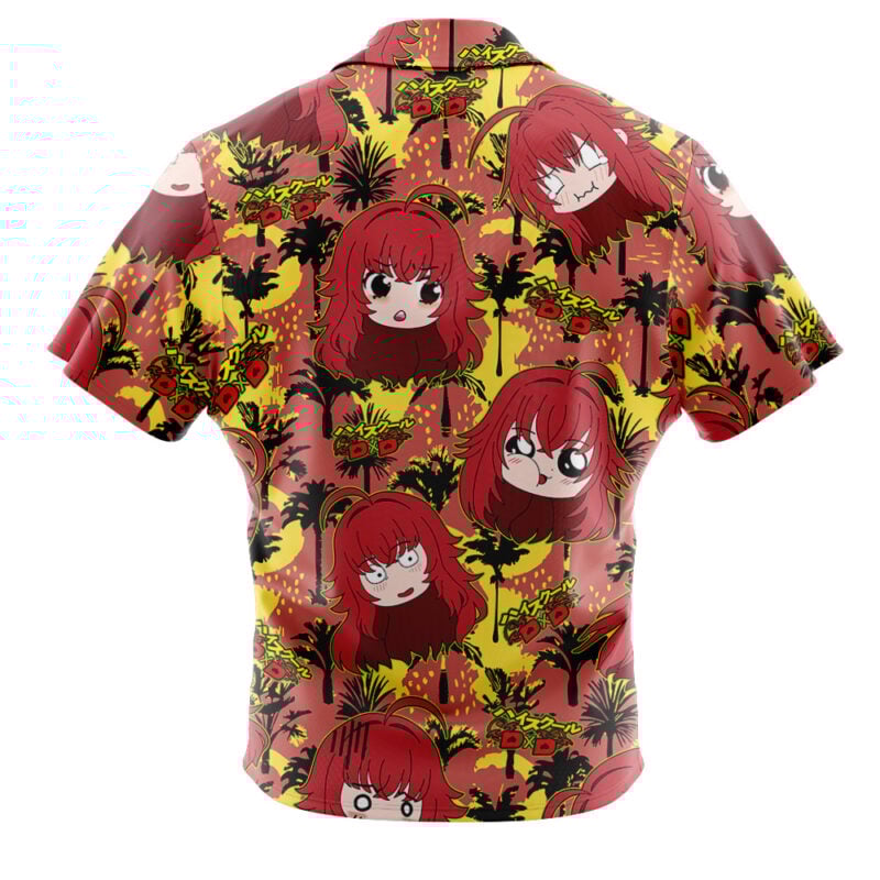 Chibi Rias Gremory High School DXD Button Up Hawaiian Shirt