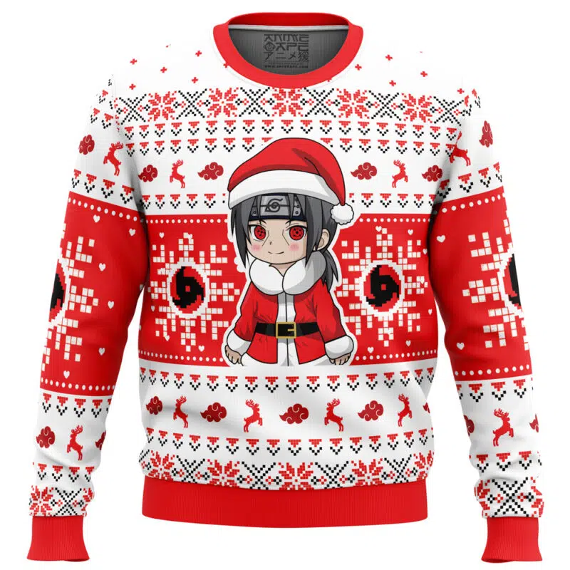 Christmas Chibi Itachi Akatsuki Shippuden Ugly Christmas Sweater