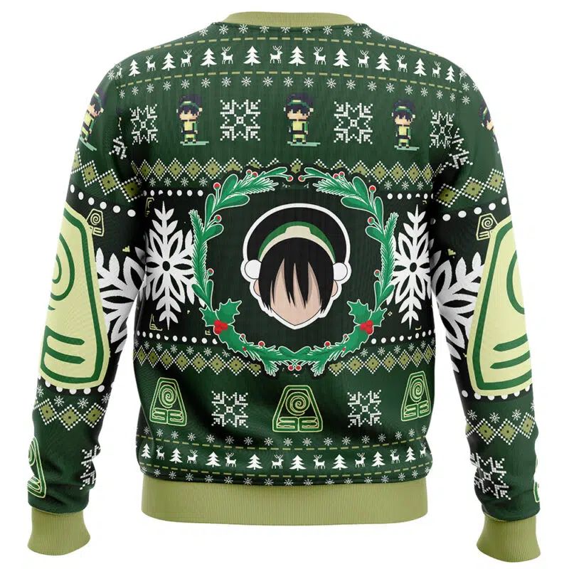 Christmas Earthbenders Avatar The Last Airbender Ugly Christmas Sweater - Image 2