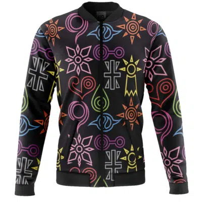 Crest Symbols Digimon Casual Bomber Jacket