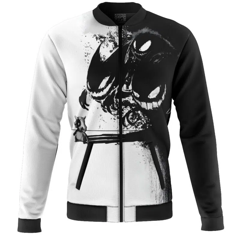 Cubone and the Ghosts Pokemon Casual Bomber Jacket