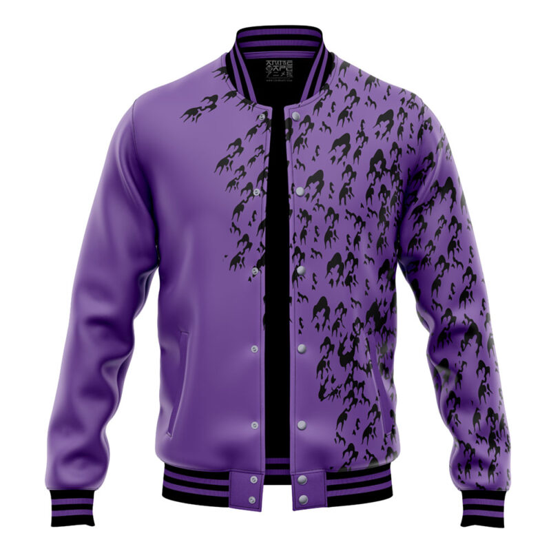 Curse Mark Pattern Shippuden Varsity Jacket