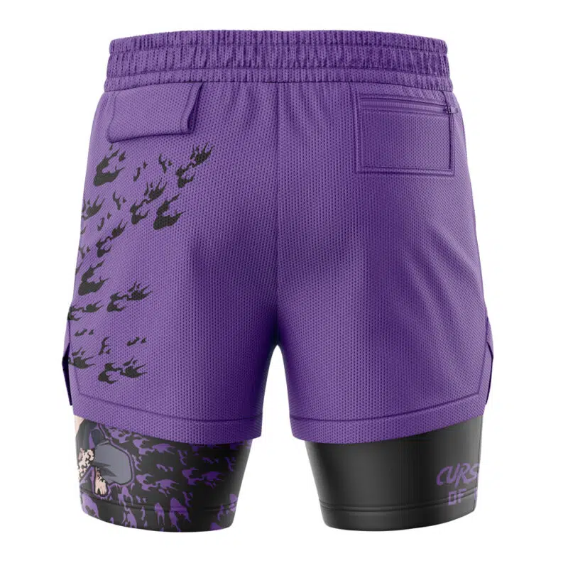 Curse Mark Pattern V2 Shippuden 2-in-1 Performance Shorts