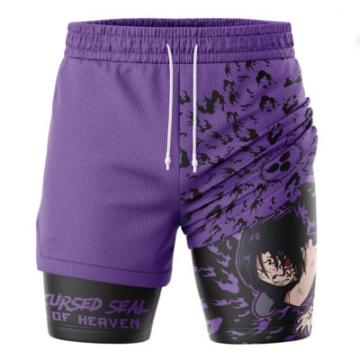 Curse Mark Pattern V2 Shippuden 2-in-1 Performance Shorts