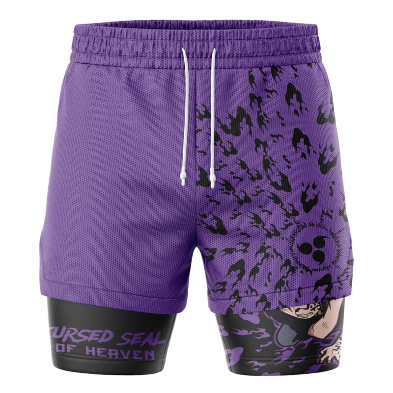 Curse Mark Pattern V2 Shippuden 2-in-1 Performance Shorts