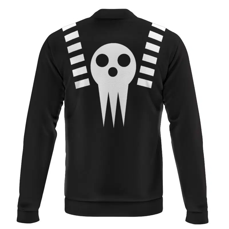 Death The Kid Soul Eater Casual Bomber Jacket - Image 2