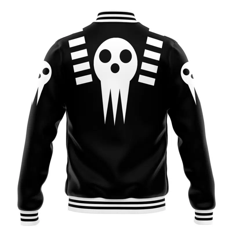 Death the Kid Soul Eater Varsity Jacket