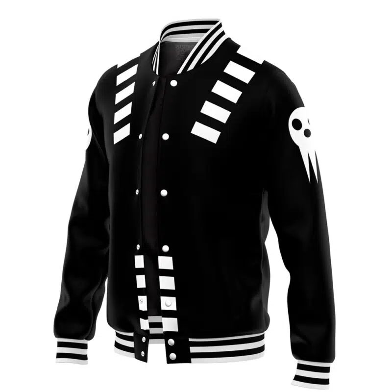 Death the Kid Soul Eater Varsity Jacket - Image 3