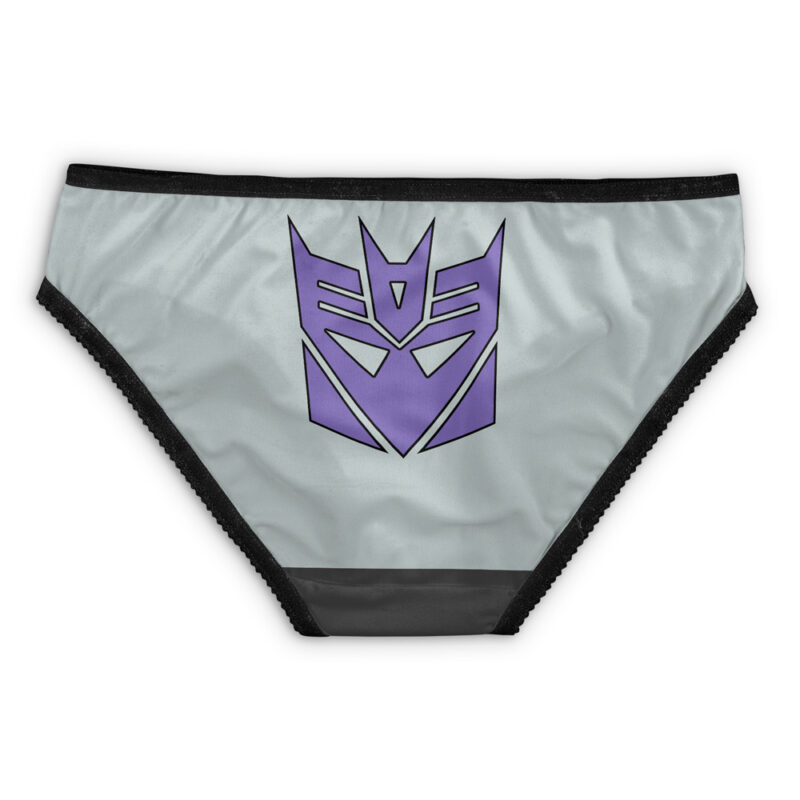 Gray bikini-style panties with black trim, featuring Towelie's face from South Park on the front.
