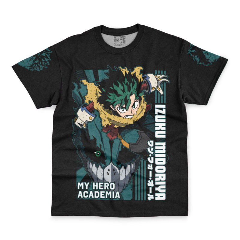 Deku One For All My Hero Academia Streetwear T-Shirt - Image 2