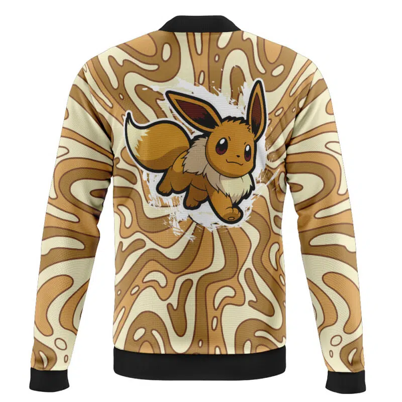 Eevee Trippy Pokemon Casual Bomber Jacket