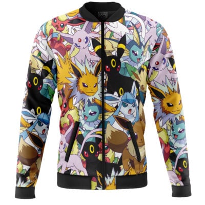 Eeveelutions Pokemon Casual Bomber Jacket