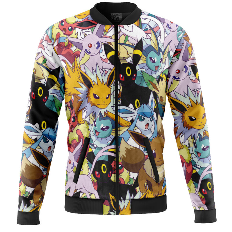 Eeveelutions Pokemon Casual Bomber Jacket