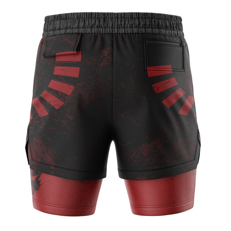 Eijiro Kirishima My Hero Academia 2-in-1 Performance Shorts - Image 4