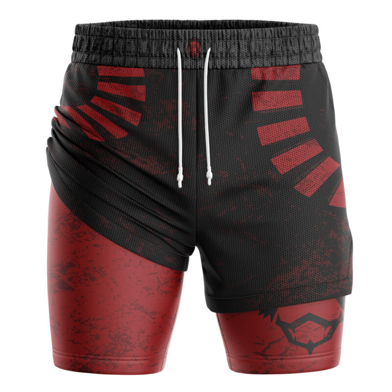 Eijiro Kirishima My Hero Academia 2-in-1 Performance Shorts - Image 3