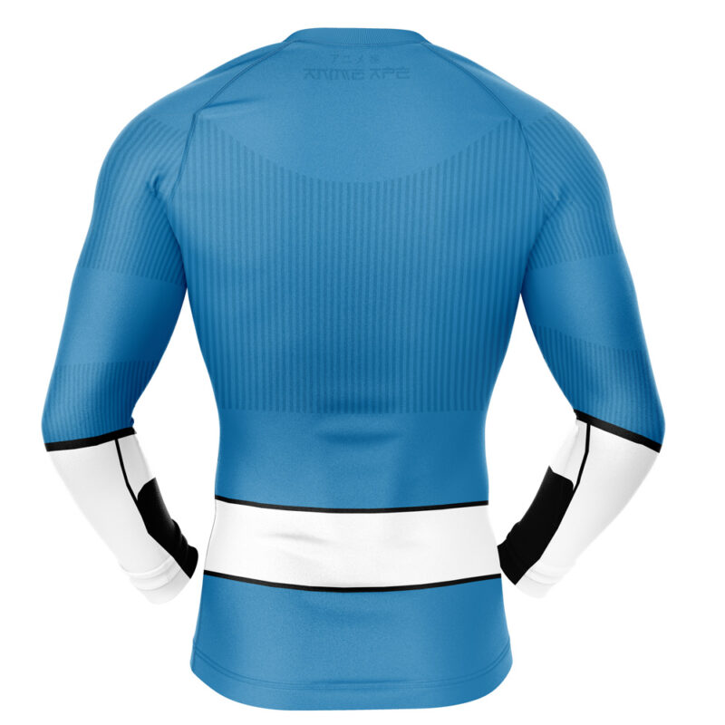 Fantastic Four Mister Fantastic Marvel Long Sleeve Rash Guard Compression Shirt - Image 2