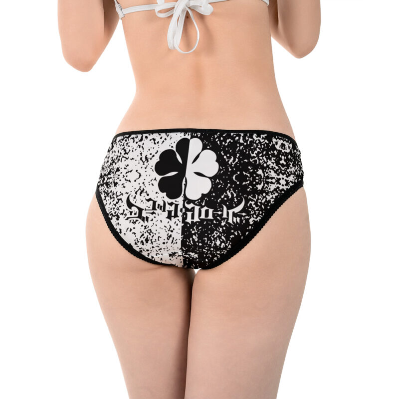 Five Leaf Clover Bull Black Clover Panties - Image 4