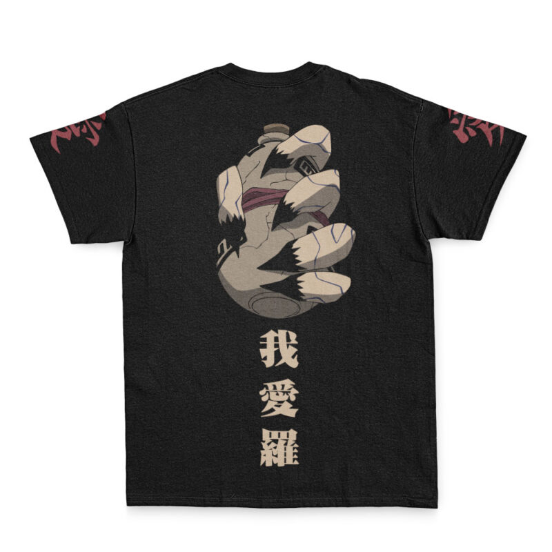 Gaara Of The Sand Shippuden Streetwear T-Shirt - Image 3