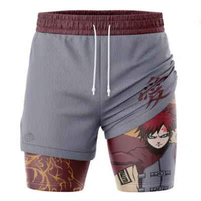 Gaara Shukaku Shippuden 2-in-1 Performance Shorts