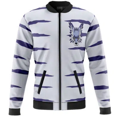 Garurumon Digimon Casual Bomber Jacket