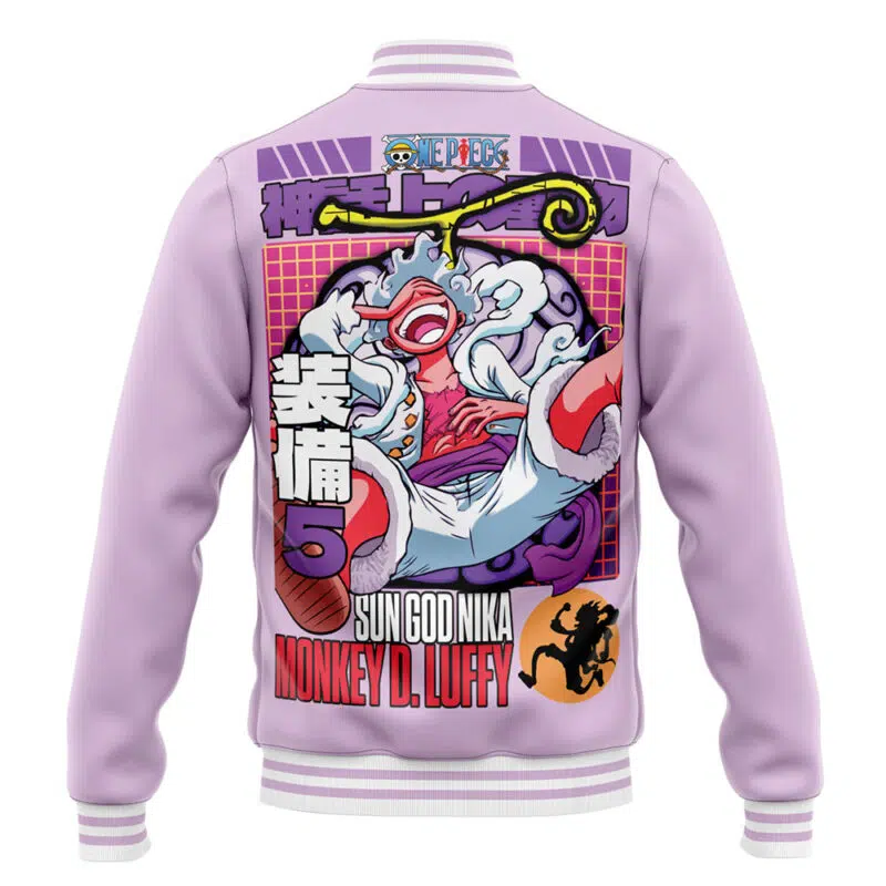 Gear 5 Luffy One Piece Varsity Jacket
