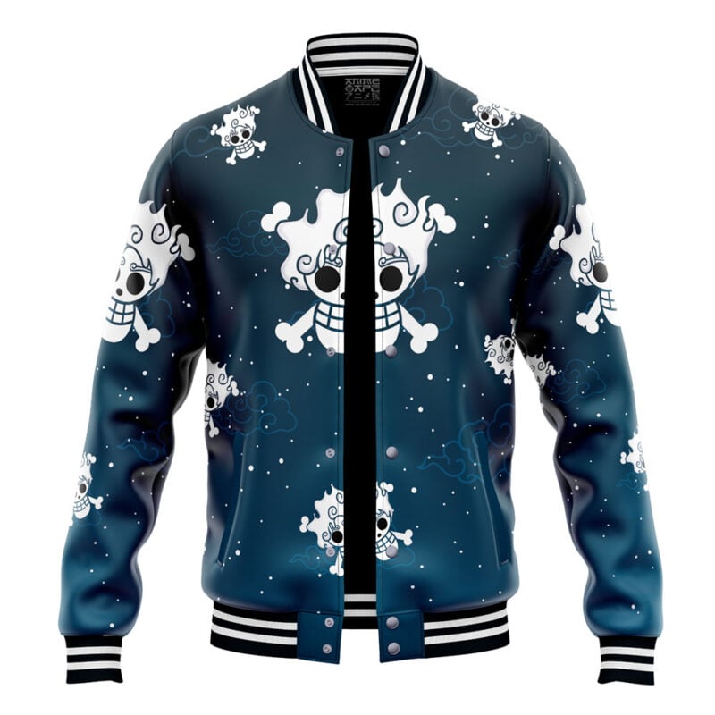 Gear 5 Luffy V2 One Piece Varsity Jacket - Image 4