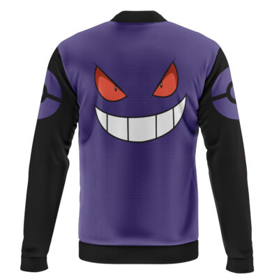Gengar Face Pokemon Casual Bomber Jacket