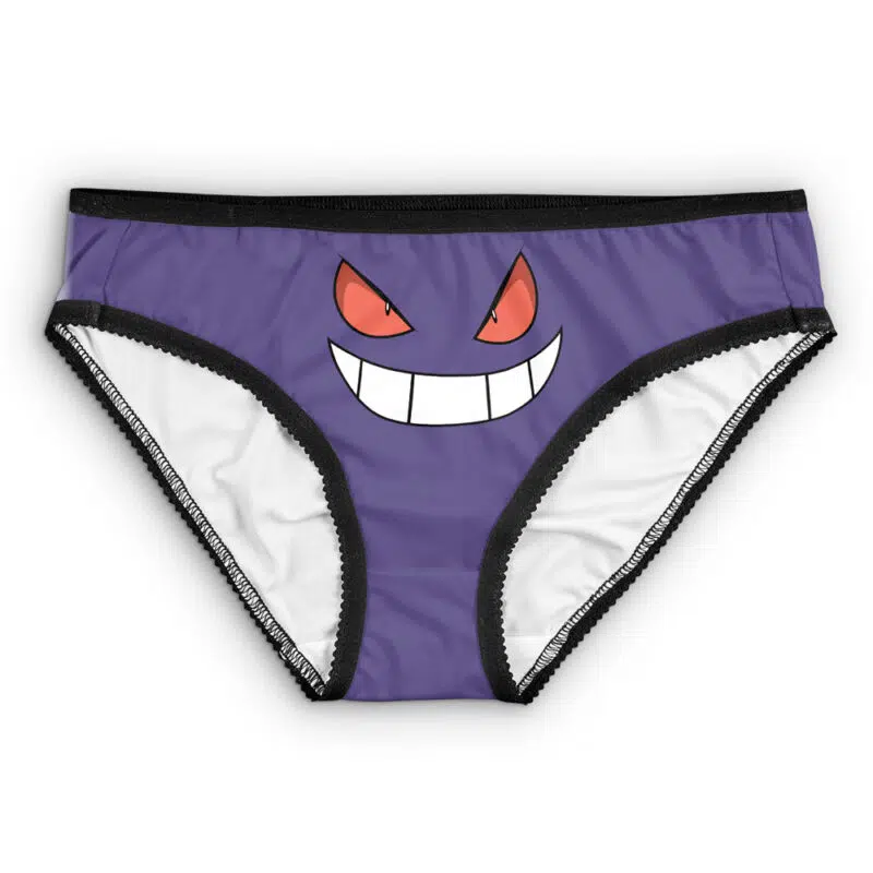Gengar Face Pokemon Panties