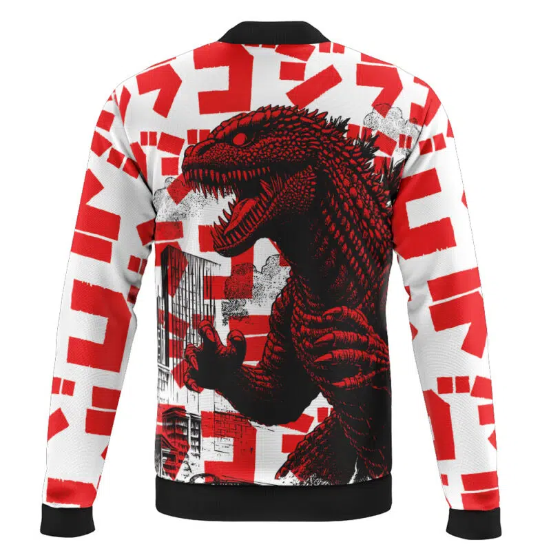 Godzilla King of the Monsters Casual Bomber Jacket - Image 2