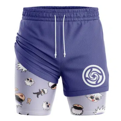 Gojo Pattern Jujutsu Kaisen_ Adventure 2-in-1 Performance Shorts