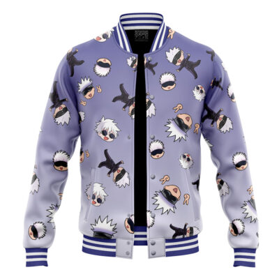 Gojo Pattern Jujutsu Kaisen Varsity Jacket