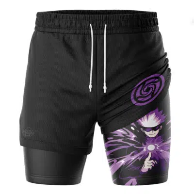 Gojo Satoru Hollow Purple Jujutsu Kaisen 2-in-1 Performance Shorts