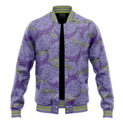 Gomu Gomu No Mi Pattern One Piece Varsity Jacket