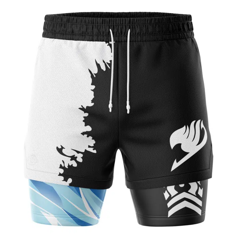 Gray Fullbuster Fairy Tail 2-in-1 Performance Shorts