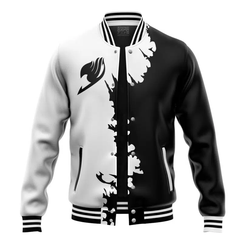 Gray Fullbuster Fairy Tail Varsity Jacket - Image 4