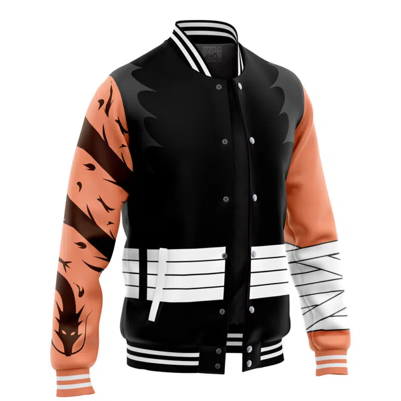 Hiei Ghost Fighter Varsity Jacket - Image 2