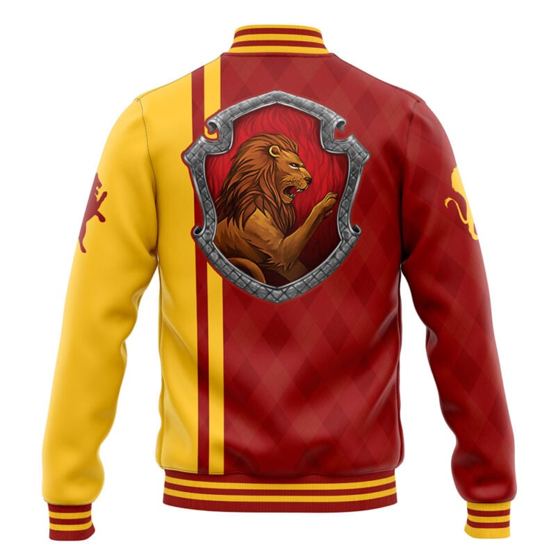 Hogwarts Gryffindor Harry Potter Varsity Jacket - Image 4
