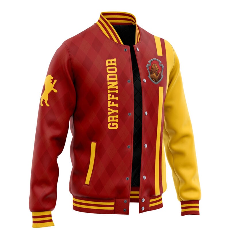Hogwarts Gryffindor Harry Potter Varsity Jacket - Image 2
