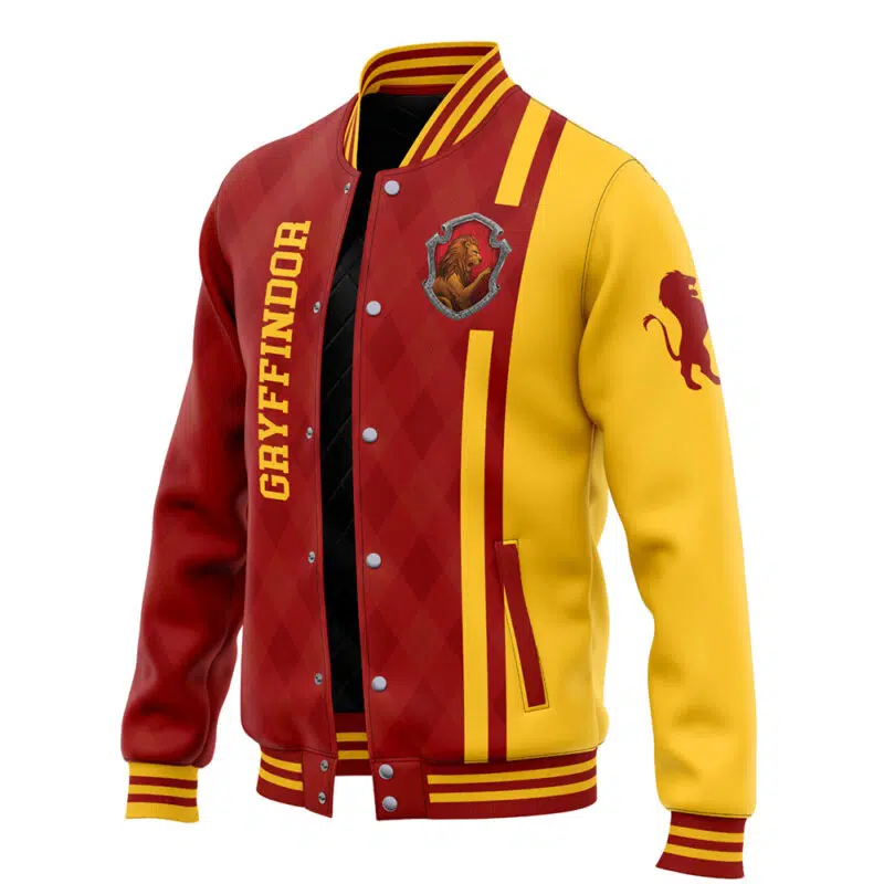 Hogwarts Gryffindor Harry Potter Varsity Jacket - Image 3