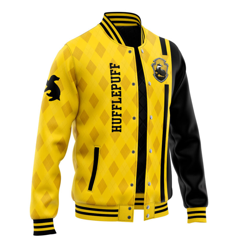 Hogwarts Hufflepuff Harry Potter Varsity Jacket - Image 2