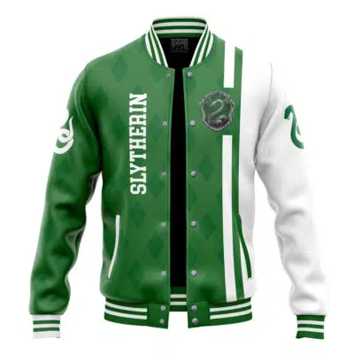 Hogwarts Slytherin Harry Potter Varsity Jacket