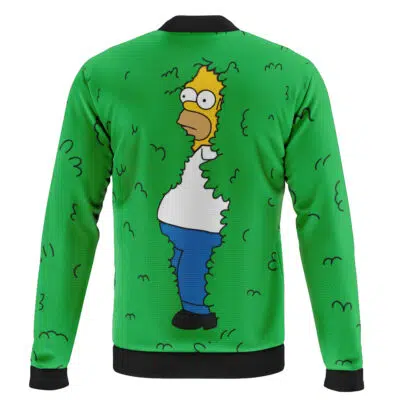 Homer Bush Meme The Simpsons Casual Bomber Jacket