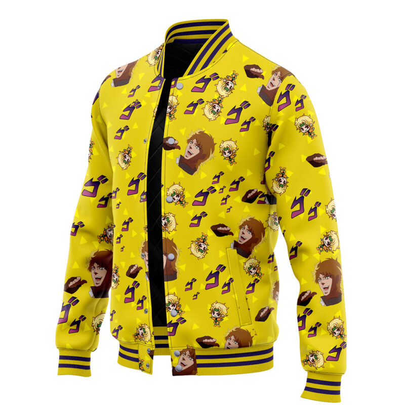 It was me Dio Pattern Jojo's Bizzare Adventure Varsity Jacket - Image 3