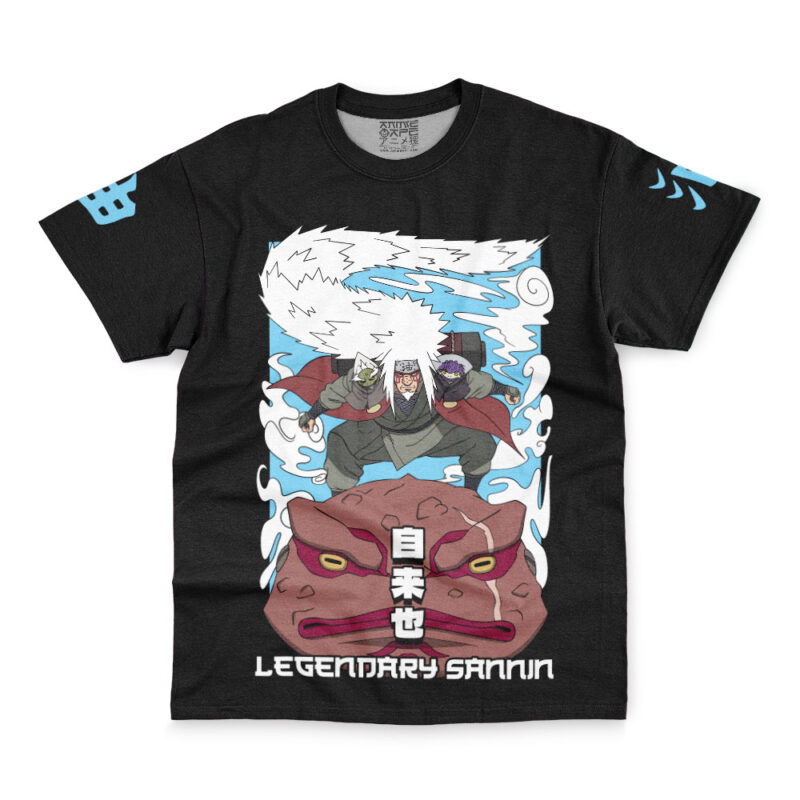 Jiraiya Legendary Sannin Shippuden Streetwear T-Shirt - Image 2