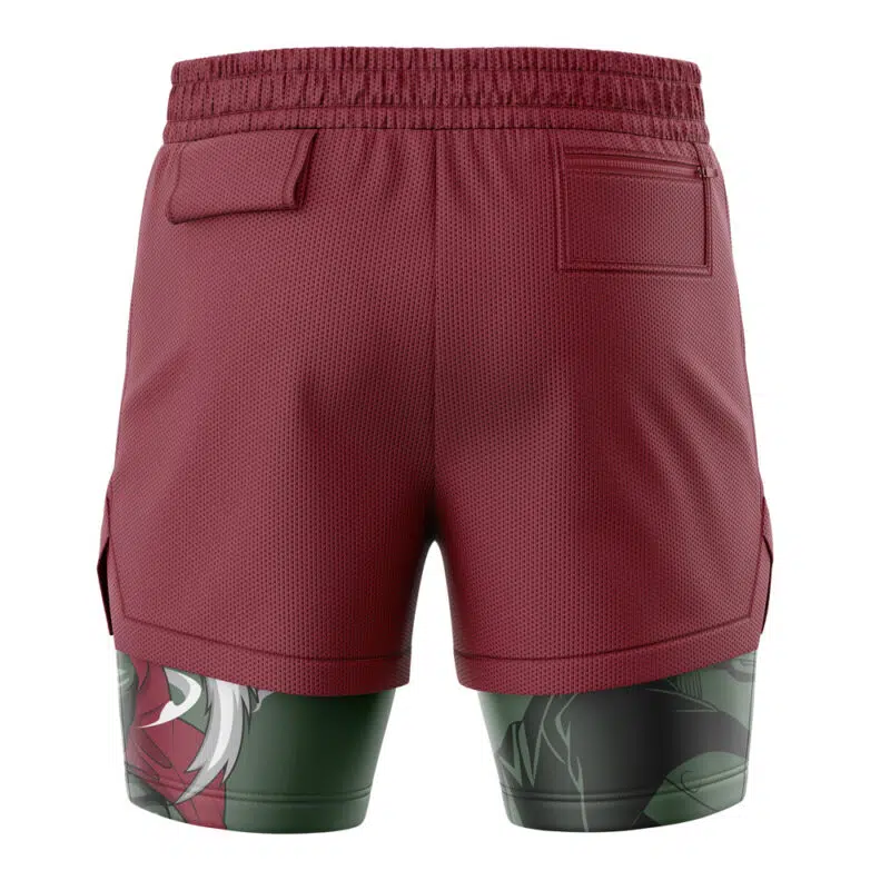 Jiraiya Sannin Shippuden 2-in-1 Performance Shorts - Image 4