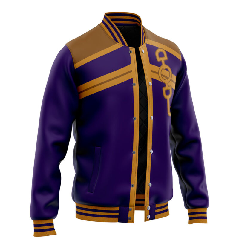 Jotaro Kujo Jojo's Bizzare Adventure Varsity Jacket - Image 2