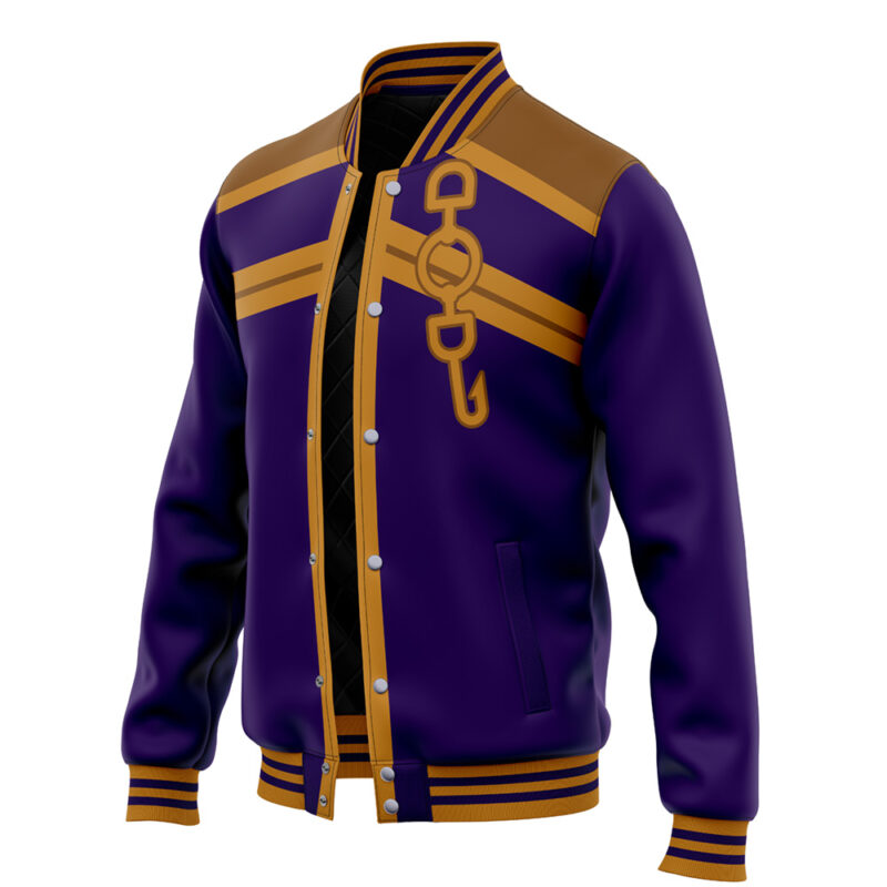 Jotaro Kujo Jojo's Bizzare Adventure Varsity Jacket - Image 3