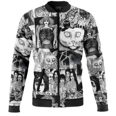 Junji Ito Casual Bomber Jacket